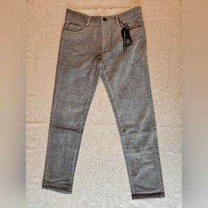 Grey Cotton Corduroy Pants, Size 30, Snover, NWT